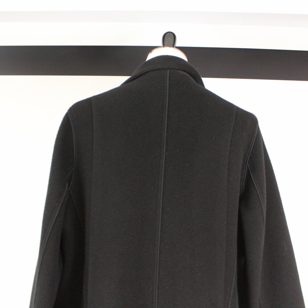 Lafayette 148 Black Cashmere & Rabbit Fur Coat – NWOT Women’s Large Quiet Luxury - Picture 9 of 14